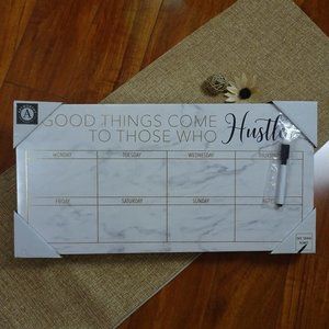 New Good Things Come To Those Who Hustle Calendar Dry Erase Board